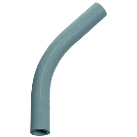 CARLON UA7AFRCAR Conduit Elbow, 45 deg Angle, PVC, Gray UA7AFR-CTN